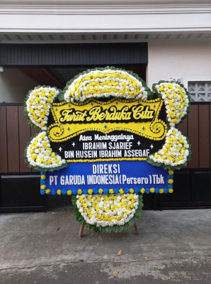 Papan Bunga Duka di Kampung Jawa Ii
