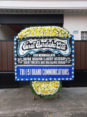 Papan Bunga Duka di Kampung Jawa Ii